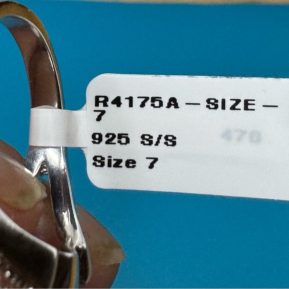 Sterling Silver, Amethyst, and Topaz Ring. Size 7. NWT. - Picture 5 of 7